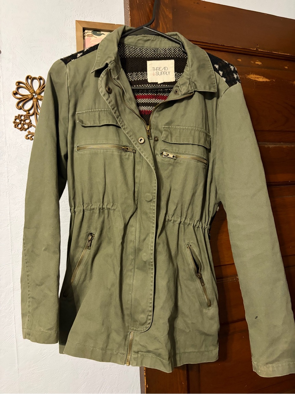 Thread & Supply Women's Olive Utility Jacket